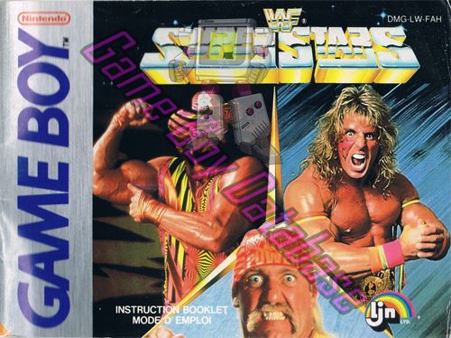 WWF Superstars FAH Front of the booklet