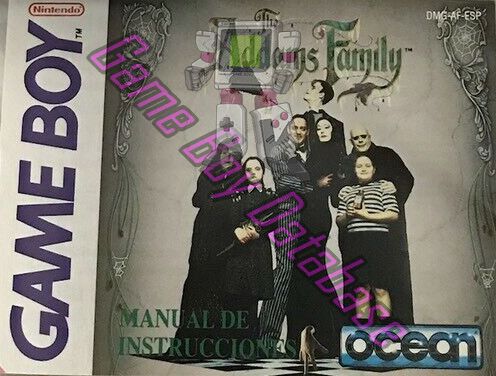 Addams Family (the) ESP Front of the booklet