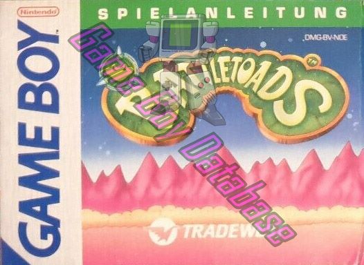 Battletoads NOE Front of the booklet