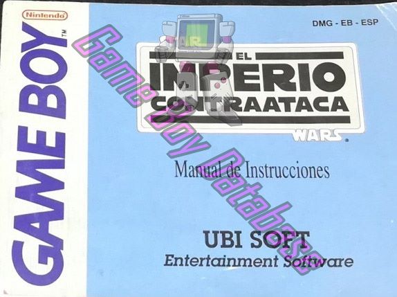 Star Wars el Imperio Contraataca ESP Front of the booklet