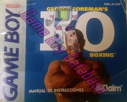 George Foreman's KO Boxing ESP Front of the booklet