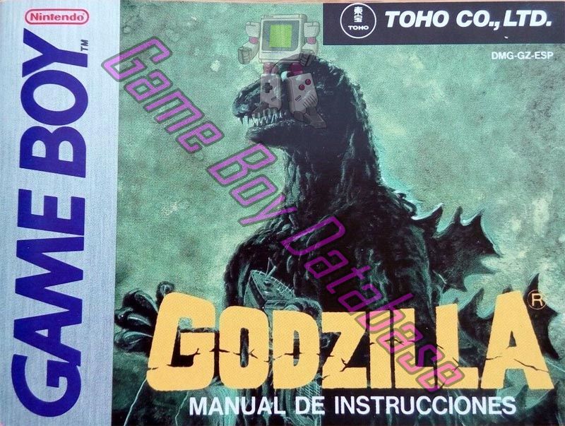 Godzilla ESP Front of the booklet