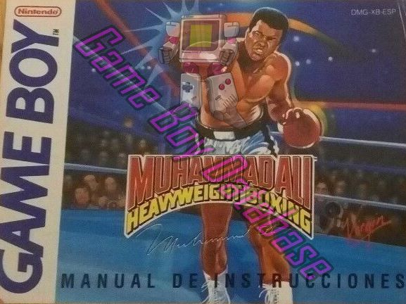 Muhammad Ali Heavyweight Boxing ESP Front of the booklet