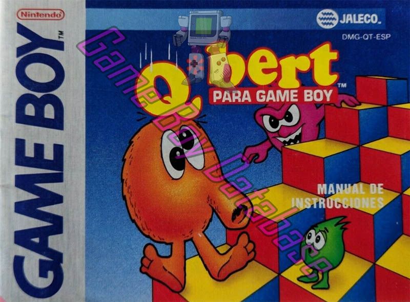 Q*Bert ESP Front of the booklet