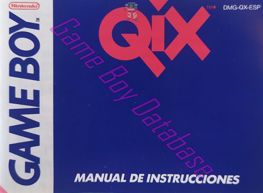 Qix ESP Front of the booklet