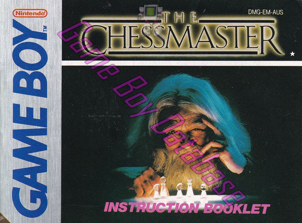 Chessmaster (the) AUS Front of the booklet