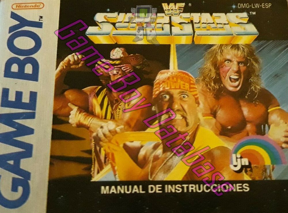 WWF Superstars ESP Front of the booklet