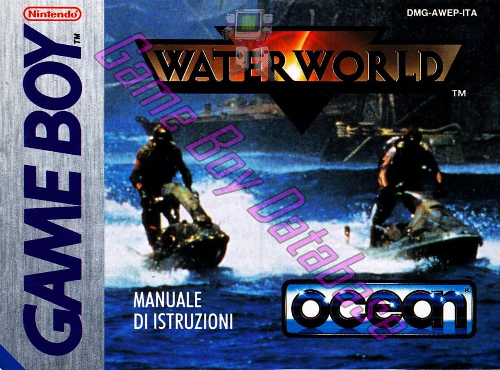 WaterWorld ITA Front of the booklet