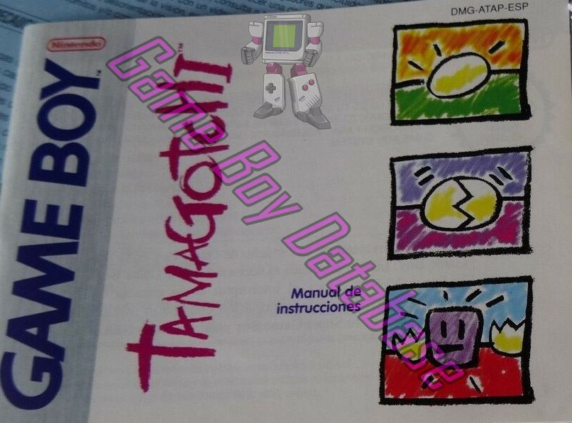 Tamagotchi ESP Front of the booklet