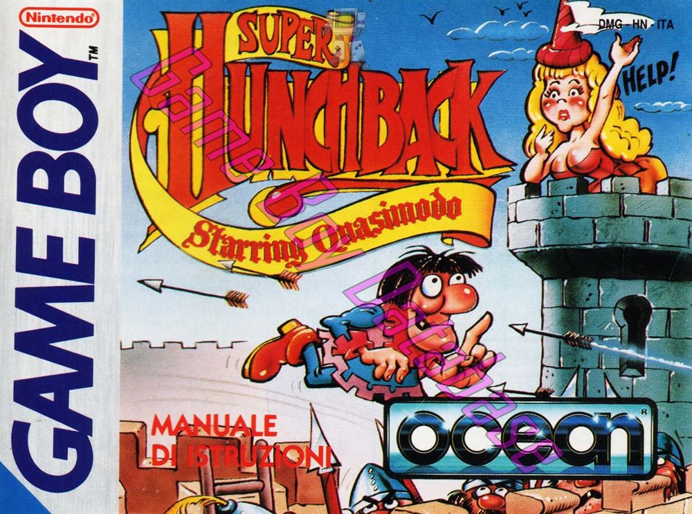 Super Hunchback ITA Front of the booklet