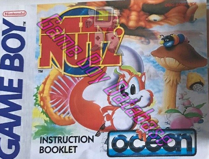 Mr Nutz UKV Front of the booklet