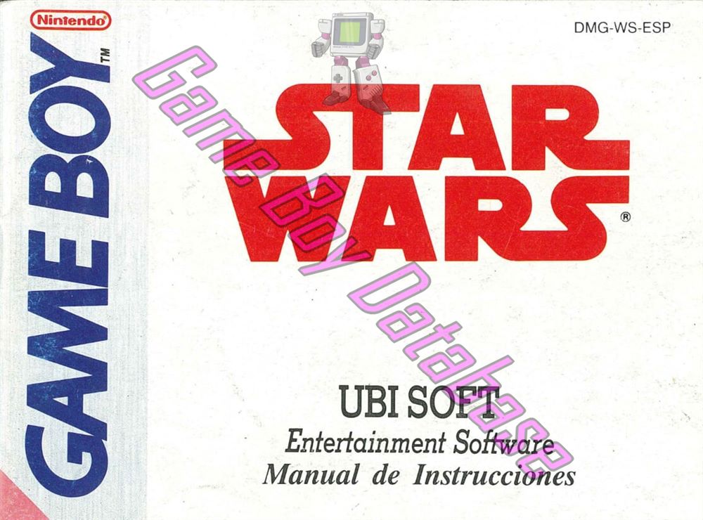 Star Wars ESP Front of the booklet