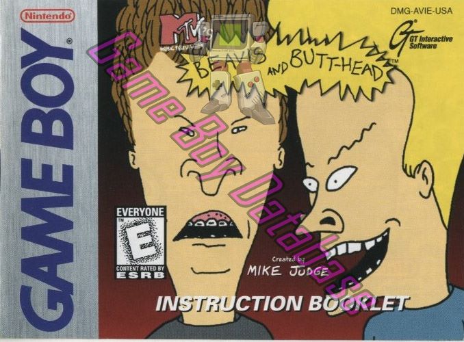 Beavis and Butt-Head (MTV's) USA Front of the booklet