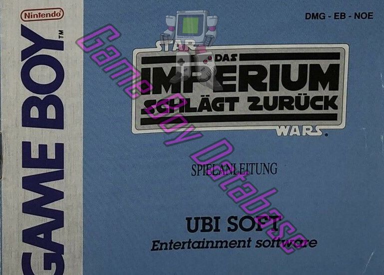 Star Wars das Imperium Schlägt Zurück NOE Front of the booklet