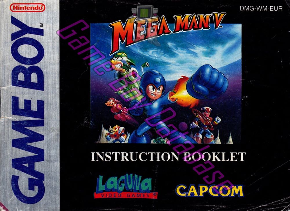 Mega Man V EUR Front of the booklet