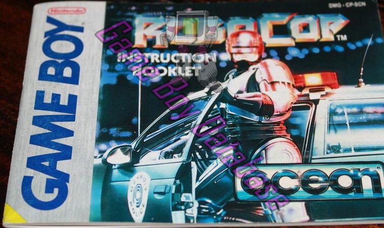 RoboCop SCN Front of the booklet