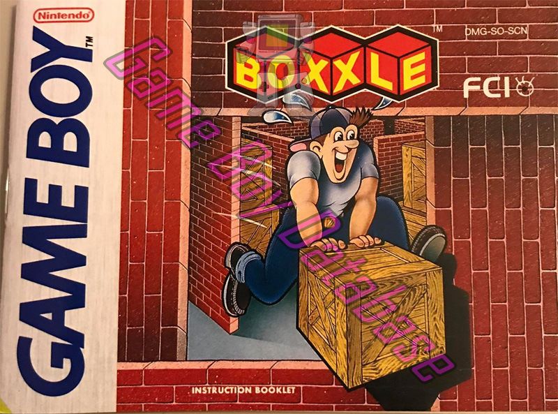 Boxxle SCN Front of the booklet