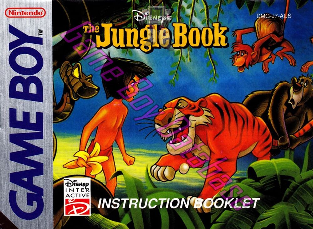 Jungle Book (Disney’s the) AUS Front of the booklet