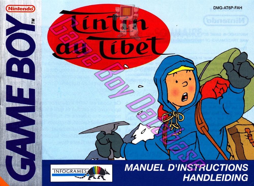 Tintin au Tibet FAH Front of the booklet