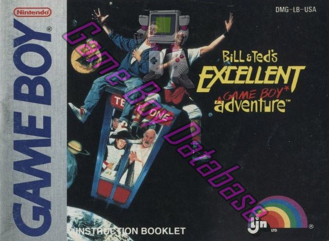 Bill & Ted's Excellent Game Boy Adventure USA Front of the booklet