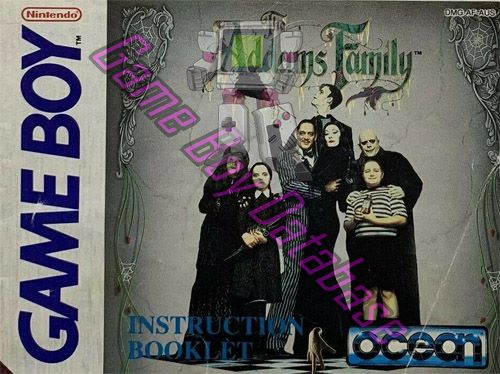 Addams Family (the) AUS Front of the booklet