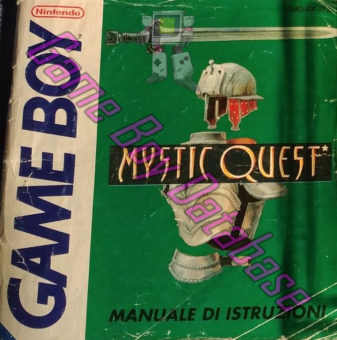 Mystic Quest ITA-1 Front of the booklet