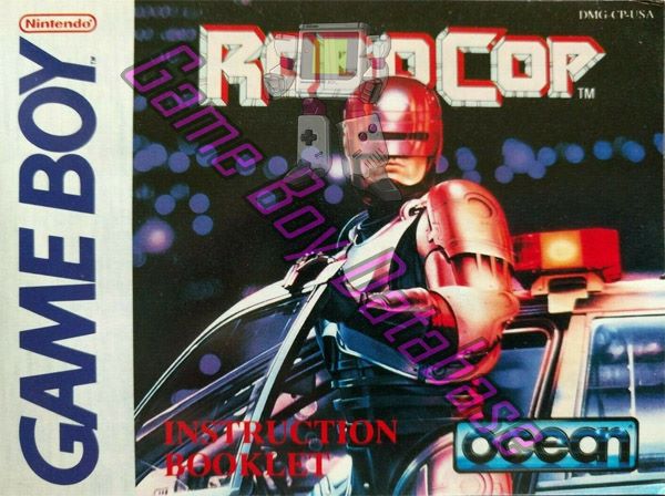 RoboCop USA Front of the booklet