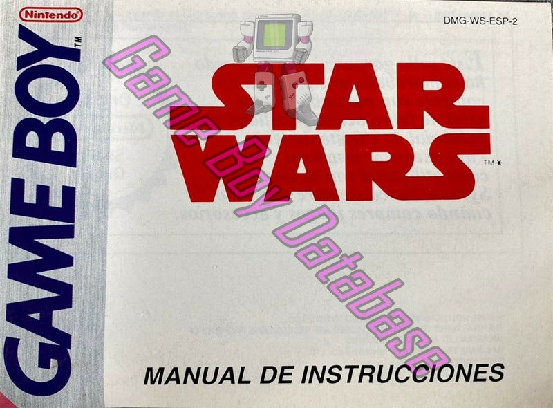 Star Wars ESP-2 Front of the booklet