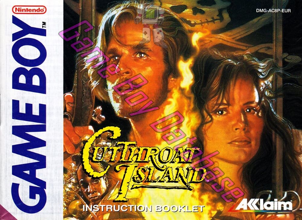 CutThroat Island EUR Front of the booklet