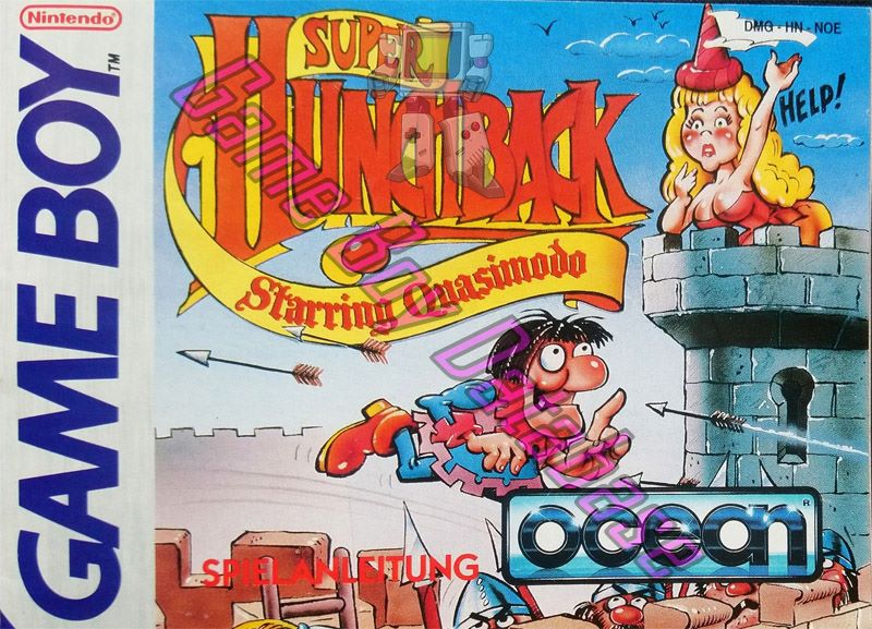 Super Hunchback NOE Front of the booklet