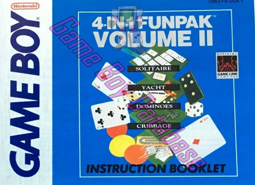 4-in-1 Fun Pak Volume II USA-1 Front of the booklet