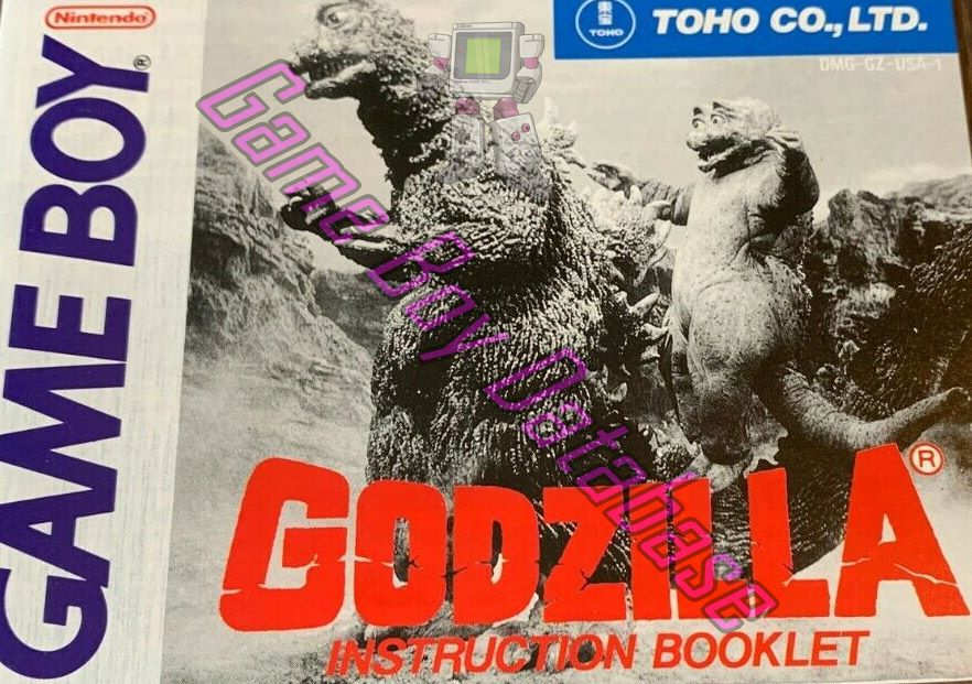 Godzilla USA-1 Front of the booklet