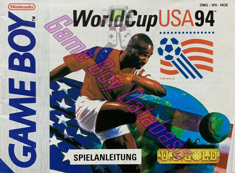 World Cup USA 94 NOE Front of the booklet