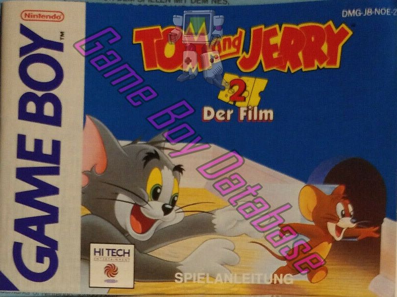 Tom and Jerry 2 der Film NOE-1 Front of the booklet