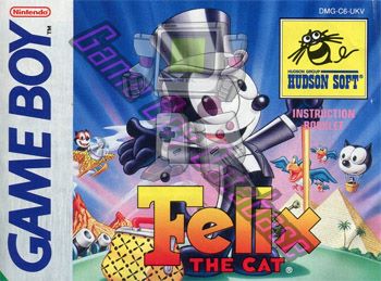 Felix the Cat UKV Front of the booklet