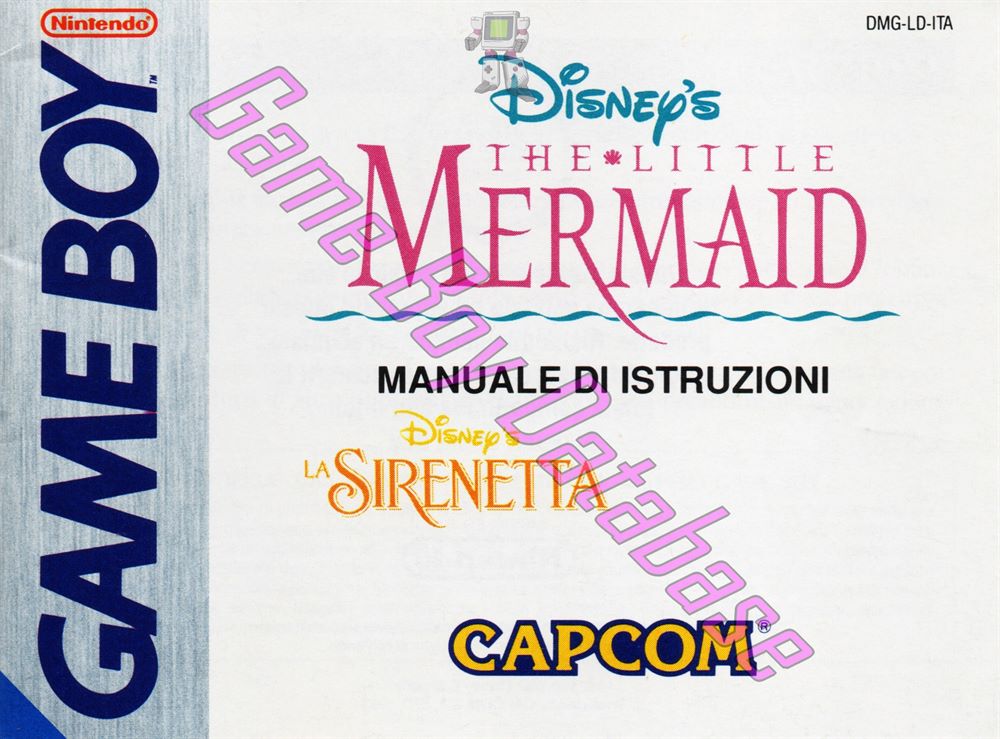 Little Mermaid la Sirenetta (Disney’s the) ITA Front of the booklet