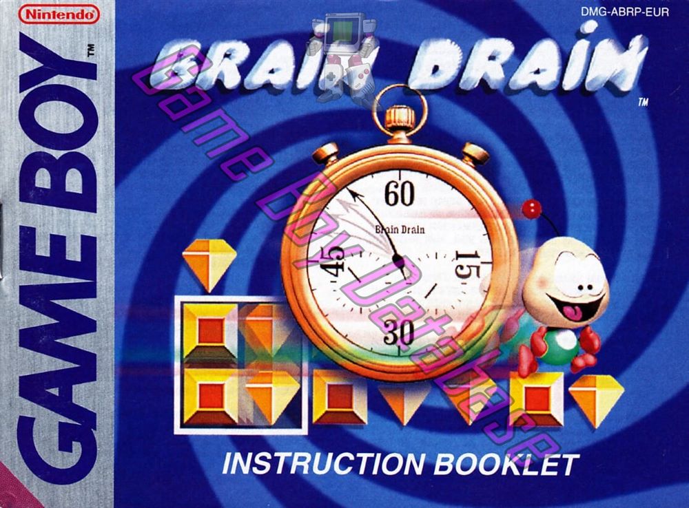 Brain Drain EUR Front of the booklet