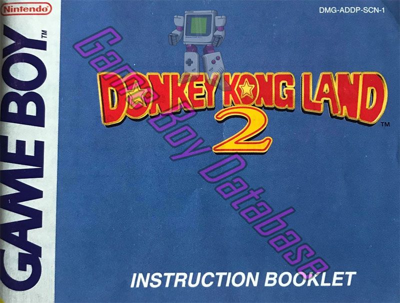 Donkey Kong Land 2 (Scandinavia) UKV Front of the booklet