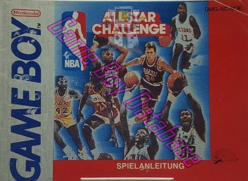 NBA All-Star Challenge NOE Front of the booklet