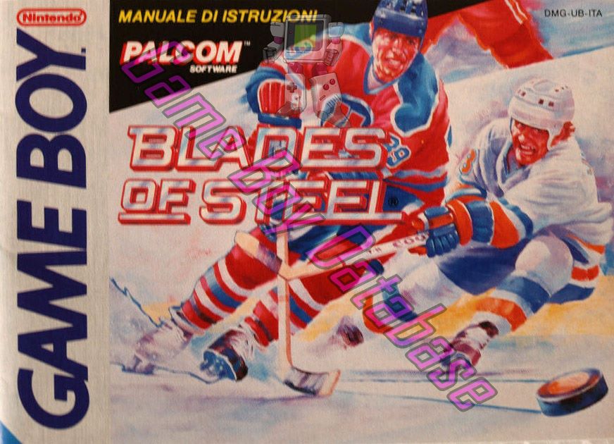 Blades of Steel ITA Front of the booklet