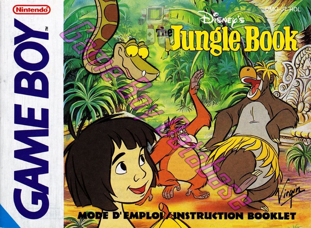 Jungle Book (Disney’s the) HOL Front of the booklet