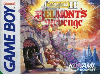 Castlevania II Belmont's Revenge UKV Front of the booklet