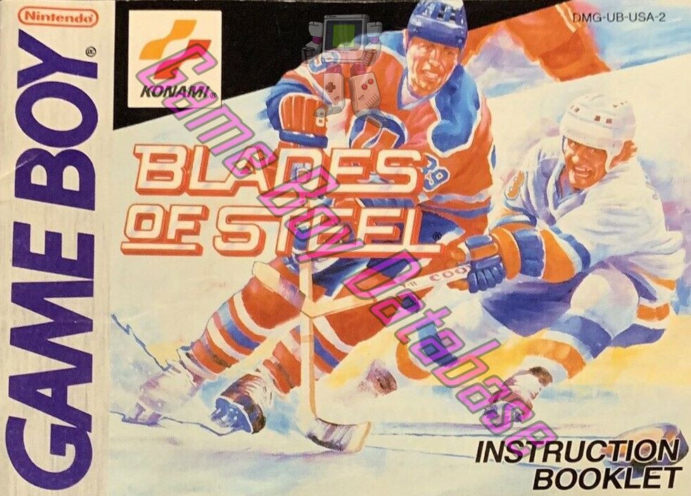 Blades of Steel USA-2 Front of the booklet