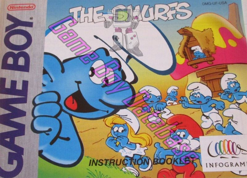 Smurfs (the)  USA Front of the booklet