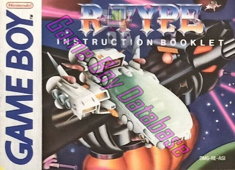 R-Type ASI Front of the booklet