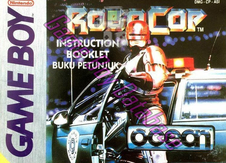 RoboCop ASI Front of the booklet