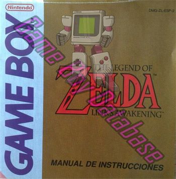 Legend of Zelda Link's Awakening (the) ESP-2 Front of the booklet