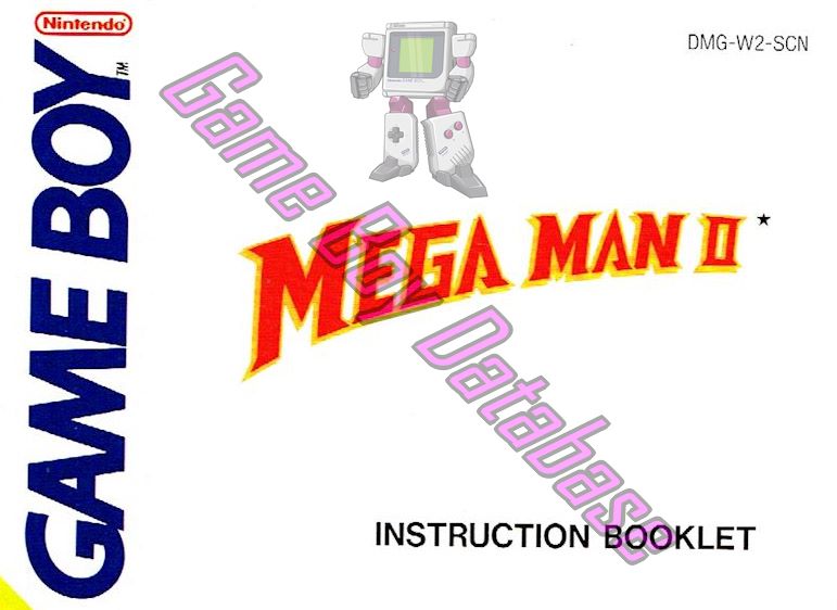 Mega Man II SCN Front of the booklet