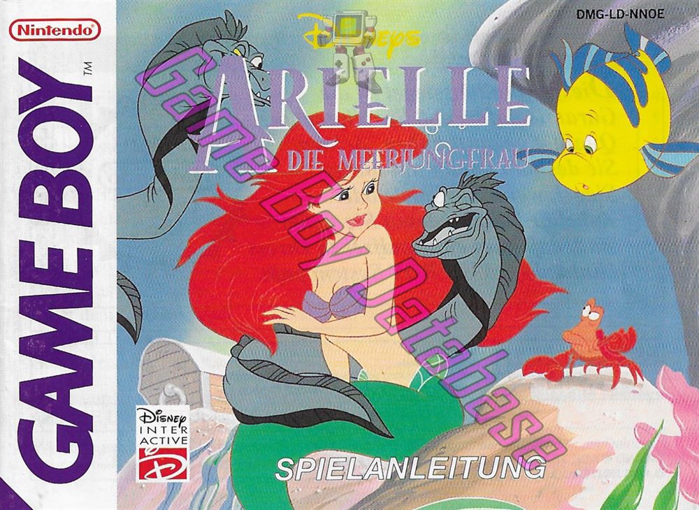 Little Mermaid Arielle die Meerjungfrau (Disney’s the) NNOE Front of the booklet