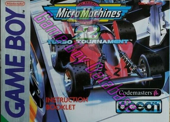 Micro Machines 2: Turbo Tournament UKV Front of the booklet